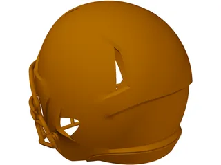 Football Helmet 3D Model preview