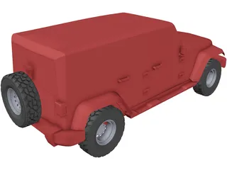 Jeep Wrangler 3D Model preview