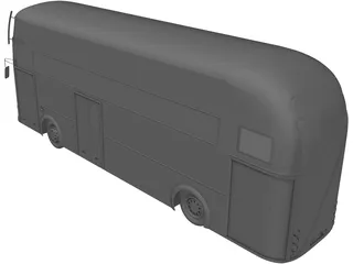 London Bus 3D Model preview