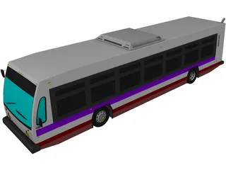 Bus LFSe Nova 3D Model preview