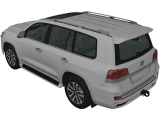 Toyota Land Cruiser (2016) 3D Model preview