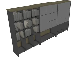 Cupboard 3D Model preview