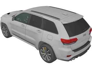 Jeep Grand Cherokee Trackhawk 3D Model preview