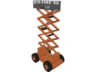 Clawder Crane 3D Model preview
