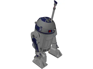 Star Wars R2D2 3D Model preview