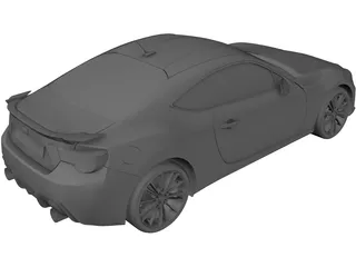 Subaru BRZ 3D Model preview