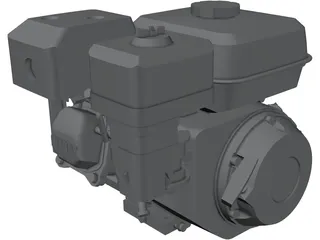 Honda GS200 Engine 3D Model preview