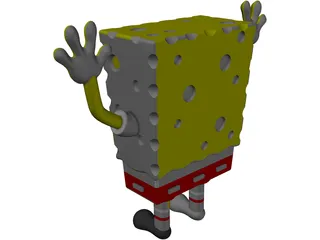 Sponge Bob 3D Model preview