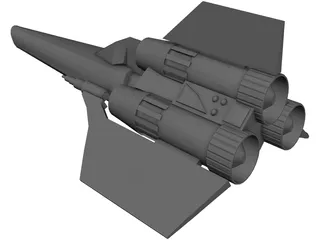 Colonial Viper 3D Model preview