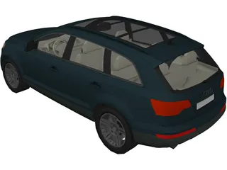 Audi Q7 3D Model preview