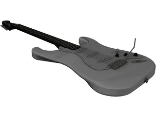 Electric Guitar 3D Model preview