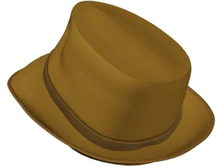 Fedora Hat 3D Model preview