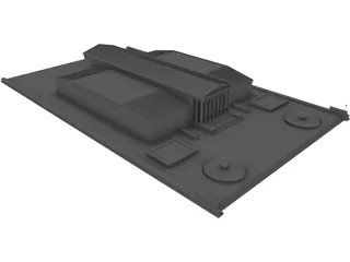 Supreme Court Building 3D Model preview