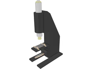 Microscope 3D Model preview