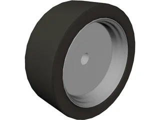 Wheel Tire 3D Model preview