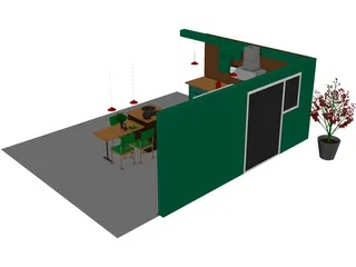 Kitchen 3D Model preview