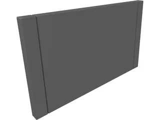 TV Plasma 30inch Polegadas 3D Model preview