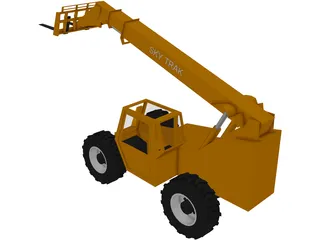 Forklift Skytrack All Terrain 3D Model preview