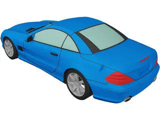 Mercedes-Benz SL500 3D Model preview