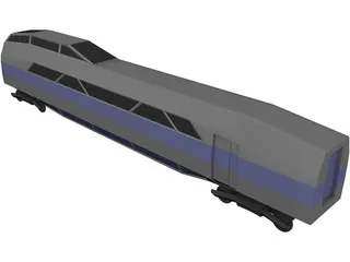 Train 3D Model preview