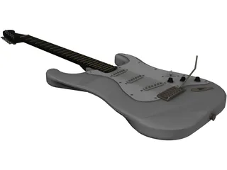Fender Guitar 3D Model preview