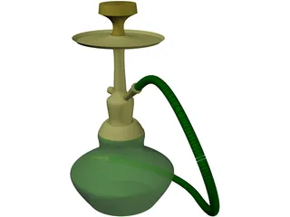 Hookah 3D Model preview