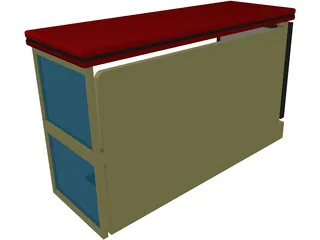 Bus Stop 3D Model preview