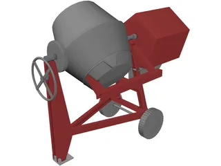 Portable Mixer 3D Model preview