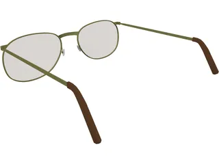 Glasses 3D Model preview
