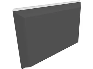 Philips Plasma TV 3D Model preview