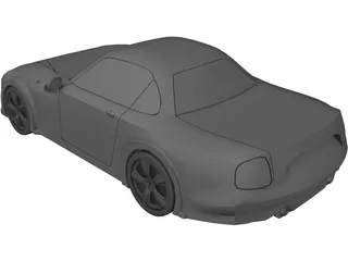 Exclusive Car 3D Model preview