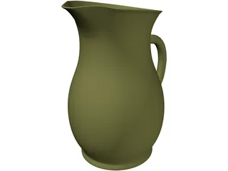 Water Pitcher 3D Model preview
