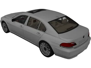 BMW 760iL 3D Model preview
