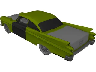Dodge Lancer (1957) 3D Model preview