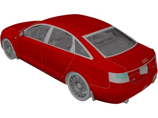 Audi A6 3D Model preview