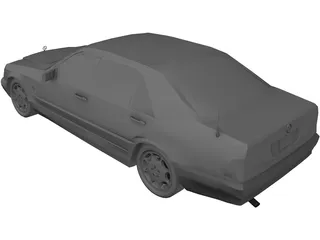 Mercedes-Benz S600 3D Model preview