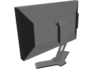 Dell LCD Screen 3D Model preview