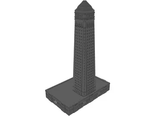 Foshay Tower, Minneapolis 3D Model preview