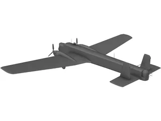 Armstrong Whitworth Whitley 3D Model preview