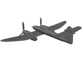 Westland Whirlwind 3D Model preview