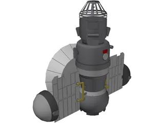 Zond Probe 3D Model preview
