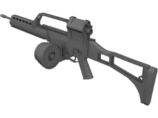 G36A Cmag 3D Model preview