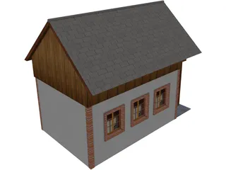 Weekender House 3D Model preview