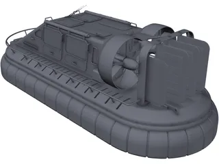 Hovercraft 3D Model preview