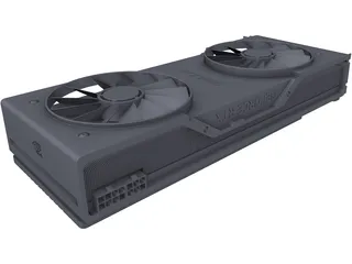 Nvidia GeForce RTX 2080 Founders Edition 3D Model preview