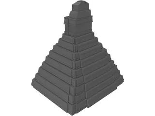 Tikal 3D Model preview
