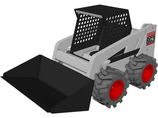 Bobcat 863 3D Model preview