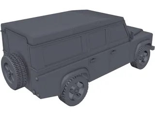 Land Rover Defender 110 3D Model preview