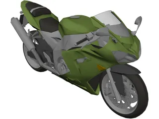 Kawasaki Ninja 3D Model preview