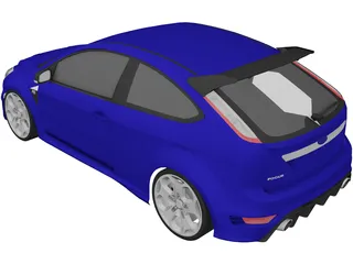 Ford Focus RS 3D Model preview